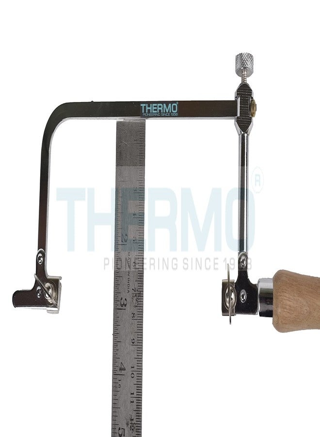 Thermo Adjustable Coping Saw with 144 Piece Blades (75mm Inner Height) - Made in Bharat - Image 5